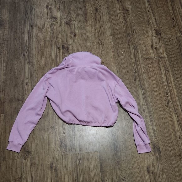 Rue21 Blissed Out Pink Crop Hoodie - Picture 2 of 5